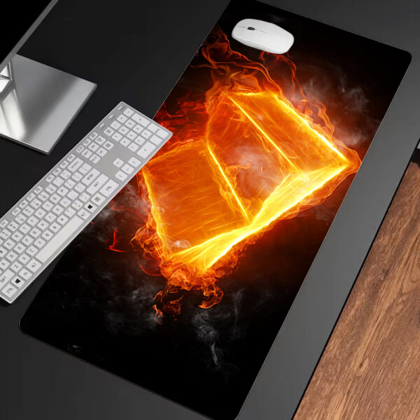 Digital Fire Mousepad Protect Desk Anti Slip Pad - Image 5